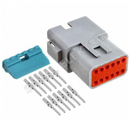 AT04-12PA-KIT01 12 Pin Erkek
