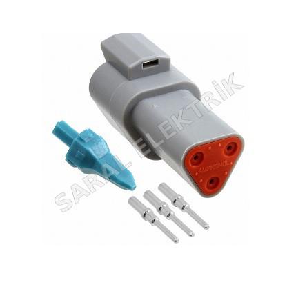 AT04-3P-KIT01 3 Pin Erkek