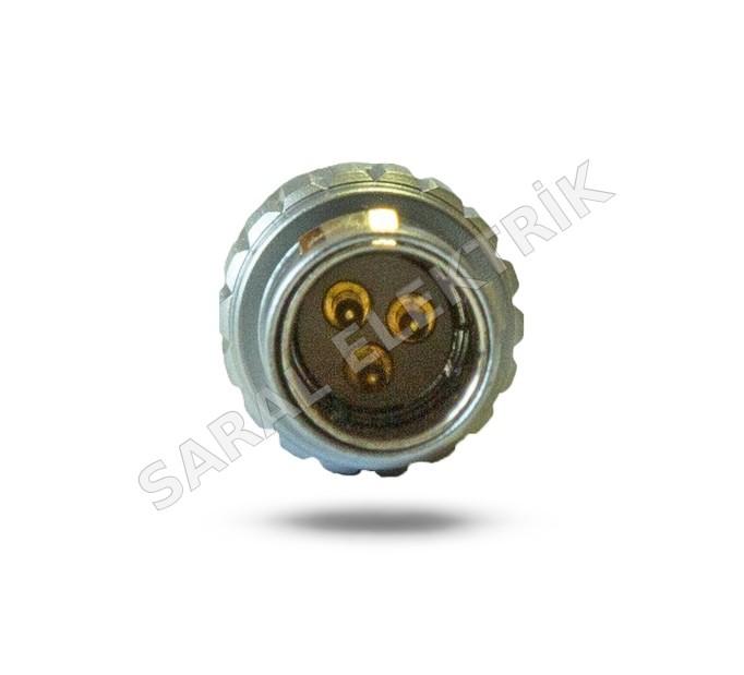 FGG.0B.303.CLAD52 0B Serie Lemo 3-poliger männlicher Stecker
