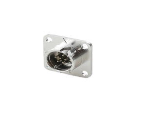 CM10-R10P 10 Pinli 3 Çentikli Panel Tip Erkek Encoder Soketi