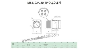 MS3102A 20-4P Askeri Konnektör-KUKDONG #3