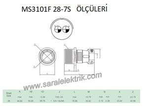 MS3101F 28-7S Disi Askeri Konnektör-KUKDONG #2