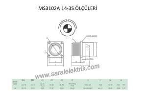 MS3102A 14-3S Disi Askeri Konnektör-KUKDONG #3